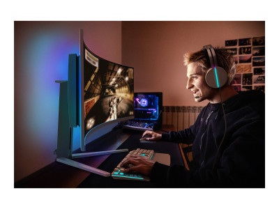 Philips : 49M2C8900L/00 48.8IN CV OLED 5K 1000CD/2HDMI/DP/4USB/USB-C/HAS
