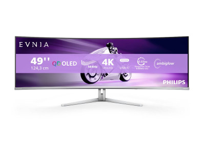 Philips : 49M2C8900L/00 48.8IN CV OLED 5K 1000CD/2HDMI/DP/4USB/USB-C/HAS