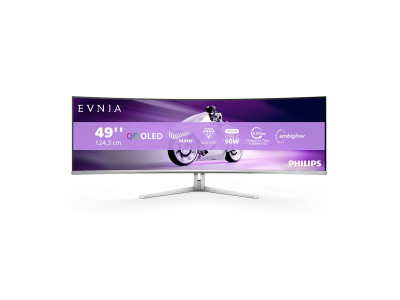 Philips : 49M2C8900L/00 48.8IN CV OLED 5K 1000CD/2HDMI/DP/4USB/USB-C/HAS