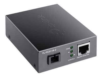 TP-Link : 1G RJ45 TO SINGE MODE CONVERTER SC WDM BI-DIRECTIONAL FIBER