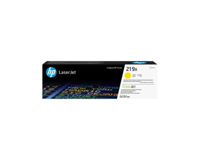 HP : HP 219X HIGH YIELD YELLOW ORIGINAL LaserJet TONER CARTRIDG