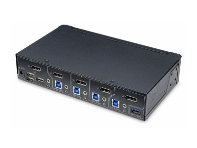 Startech : 4-PORT DP KVM SWITCH - 4K 60HZ DISPLAYPORT TAA COMPLIANT