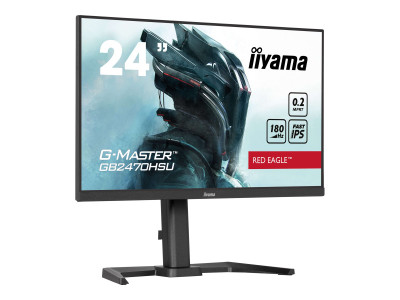Iiyama : GB2470HSU-B6 23.8IN IPS FHD 180HZ/300CD/HDMI/DP/4USB/HAS