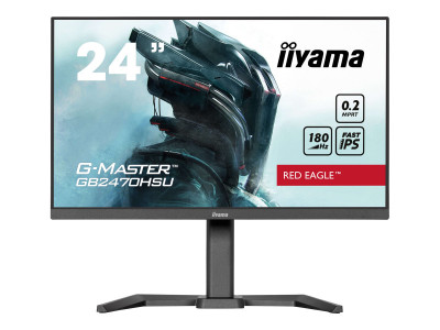 Iiyama : GB2470HSU-B6 23.8IN IPS FHD 180HZ/300CD/HDMI/DP/4USB/HAS