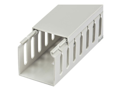 Startech : CHEMIN de CABLES avec SLOTS 2M - 50 X 50MM