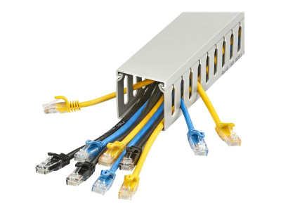 Startech : CHEMIN de CABLES avec SLOTS 2M - 50 X 50MM