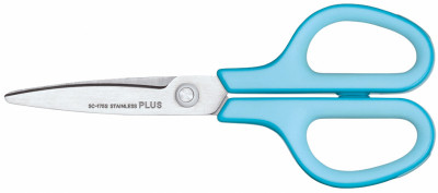 PLUS JAPAN Ciseaux universels FITCUT CURVE, 175 mm, bleu