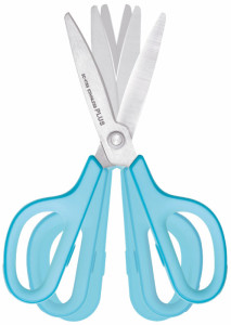 PLUS JAPAN Ciseaux universels FITCUT CURVE, 175 mm, bleu