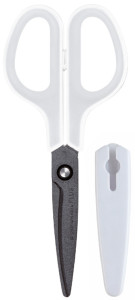 PLUS JAPAN Ciseaux universels FITCUT CURVE Fluor, gris/blanc