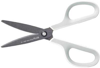 PLUS JAPAN Ciseaux universels FITCUT CURVE Fluor, gris/blanc