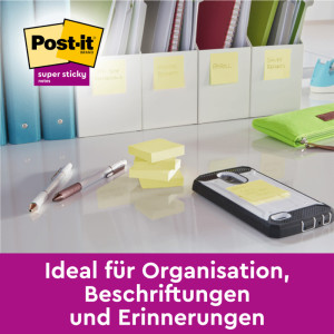 Post-it Bloc-note Super Sticky Notes, 76 x 76 mm, Promo