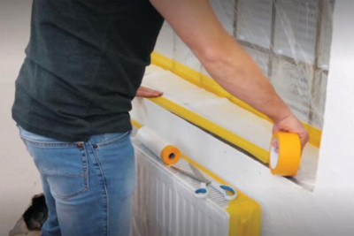 WESTEX Ruban adhésif Kombi Mask Gold Profi, 1.100mmx25m, or