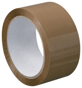WESTEX Ruban adhésif d'emballage Profi, 48mmx66m, PP, marron