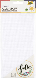 folia Toile Aïda, 500 x 490 mm, blanc