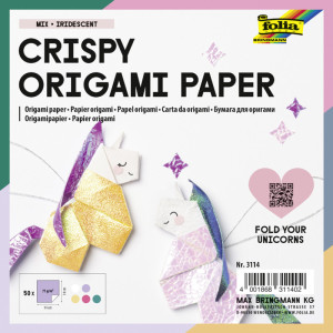 folia Feuille à plier Crispy Origami Paper, gaufrage points