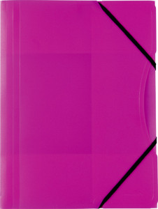 folia Chemise à élastique FLUO, PP, A4, assorti