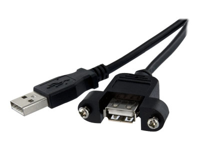 Startech : CABLE USB MONTE SUR PANNEAU A VERS A - F/M