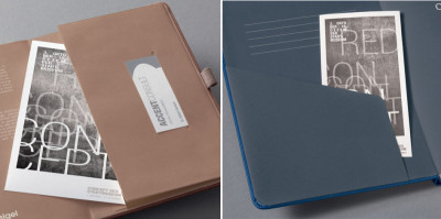 Carnet de notes Sigel Conceptum, format A5 vertical, quadrillé, bleu