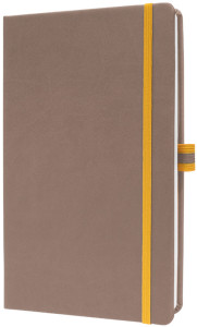 Carnet de notes Sigel Linescape, format A5 vertical, quadrillé, gris clair