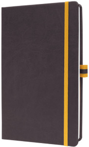 Carnet de notes Sigel Linescape, format A5 vertical, quadrillé, gris clair