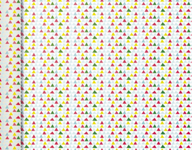 Papier cadeau Clairefontaine « Petits Rouleaux Carrés Verts »