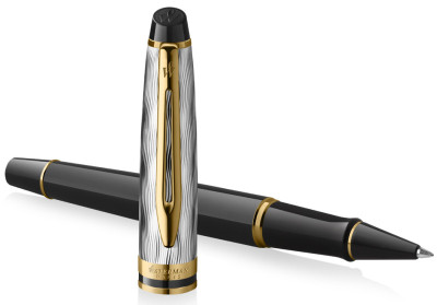 WATERMAN Stylo roller Expert Reflets de Paris Noir G.T.