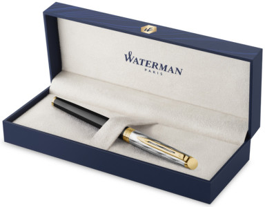 WATERMAN Stylo plume Hémiphère Reflets de Paris Noir G.T.