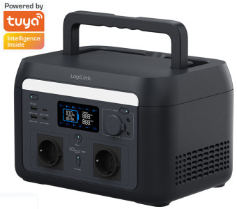 LogiLink Chargeur mobile/Powerstation 600 W, noir