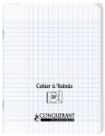 CONQUERANT CLASSIQUE Cahier à rabat 170 x 220 mm, incolore