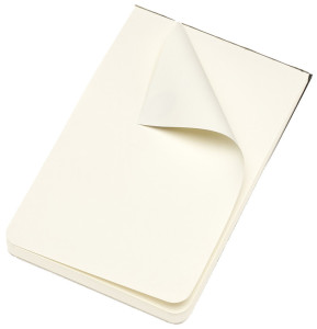 Bloc-notes MOLESKINE, format P/A6, 120 g/m², carton, noir