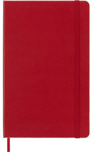 MOLESKINE Carnet rigide, L/A5, uni, rouge écarlate