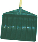 EDA Pelle à neige avec manche en bois, largeur: 460 mm, vert EDA Pelle à neige avec manche en bois, largeur: 460 mm, vert