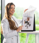 rillstab Pochette pour chevalet de table, A4, pack de 10