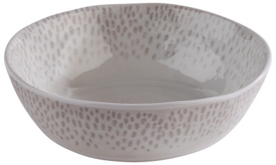 APS Bol FOOTMARK, rond, 0,25 litre, blanc/gris