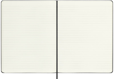 MOLESKINE Carnet rigide, XL/A4, ligné, noir