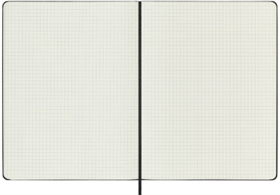 MOLESKINE Carnet rigide, XL/A4, uni, noir