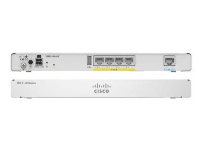 Cisco : ISR1100 ROUTER 4 ETH LAN avec AN PORTS 1 LTE PORT 4G RAM