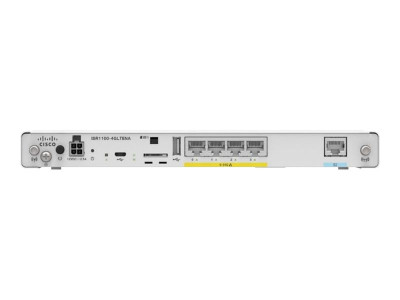 Cisco : ISR1100 ROUTER 4 ETH LAN avec AN PORTS 1 LTE PORT 4G RAM