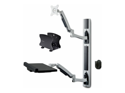 Startech : WALL MOUNT WORKSTATION - avec DESKTOP PC WALL MOUNT-BRACKET