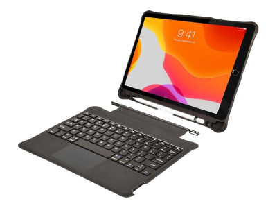 Port Technology : ETUI MANCHESTER II NOIR IPAD 10.2IN GEN 7/8/9 + IPAD PRO 10.5