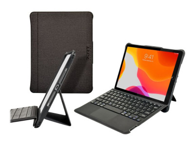 Port Technology : ETUI MANCHESTER II NOIR IPAD 10.2IN GEN 7/8/9 + IPAD PRO 10.5