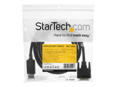 Startech : CABLE ADAPTATEUR DISPLAYPORT VERS DVI de 1 8 M