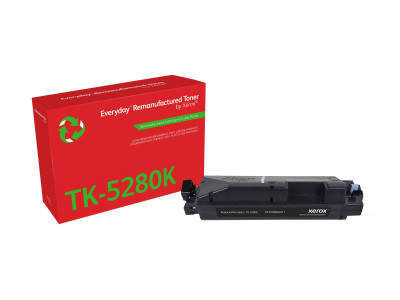Xerox : EVERYDAY REMANUFACTURED TONER BLACK REPLACES KYOCERA TK-5280K