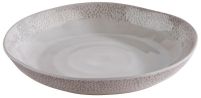 APS Assiette FOOTMARK, diamètre: 210 mm, blanc/gris