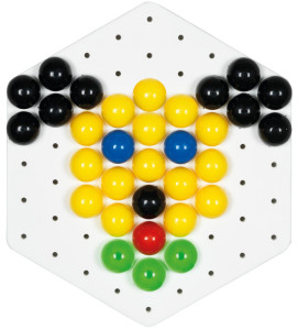 Hama Maxi Stick Stecker + Lochplatten, in Kunststoffbox