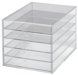 MAUL Acryl-Schubladenbox, DIN A4, 3 Schubladen, glasklar MAUL Acryl-Schubladenbox, DIN A4, 3 Schubladen, glasklar