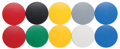 MAUL Haftmagnet MAULsolid, Durchm.: 38 mm, 2,5 kg, grau