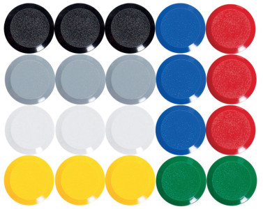 MAUL Aimant à facettes MAULpro, diamètre: 33 mm, jaune