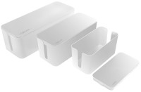 LogiLink Set de boîtes à câbles, 3 tailles, noir