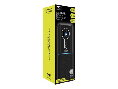 Port Technology : TOUR de CONFRENCE de BUREAU AUDIO/VIDO TOUT-EN-UN 2K UHD